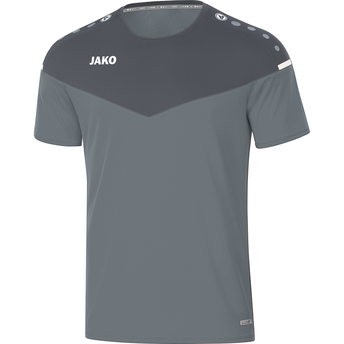 3XL, JAKO light, steingrau/anthra T-Shirt 2.0 Champ Herren, Gr. 6120