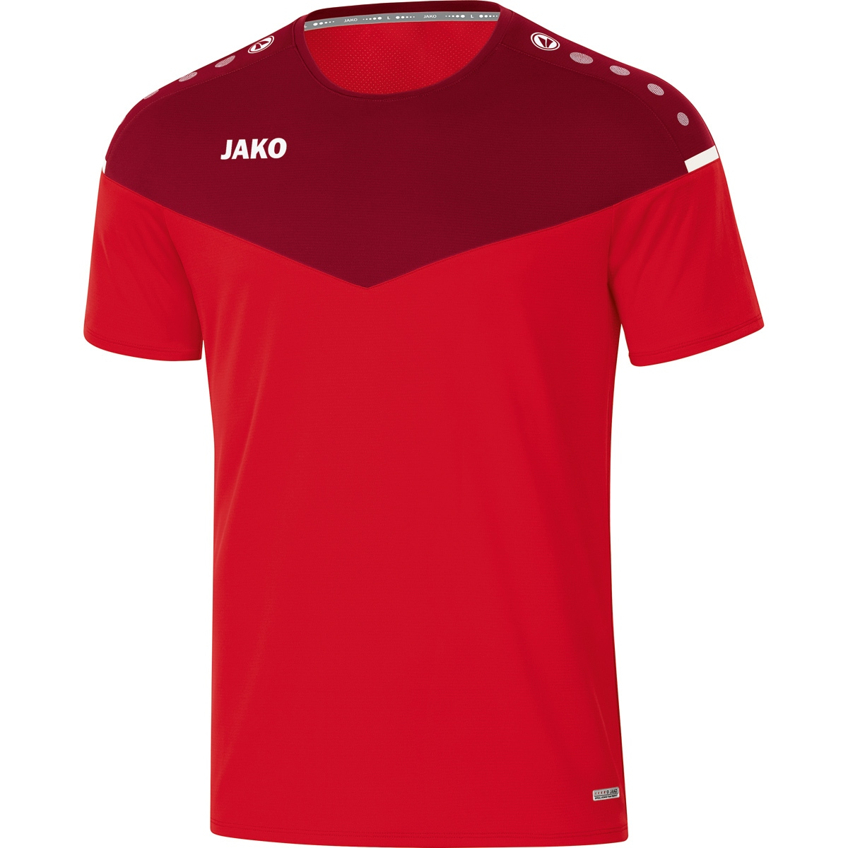 JAKO T-Shirt Champ Herren, S, rot/weinrot, 2.0 6120 Gr