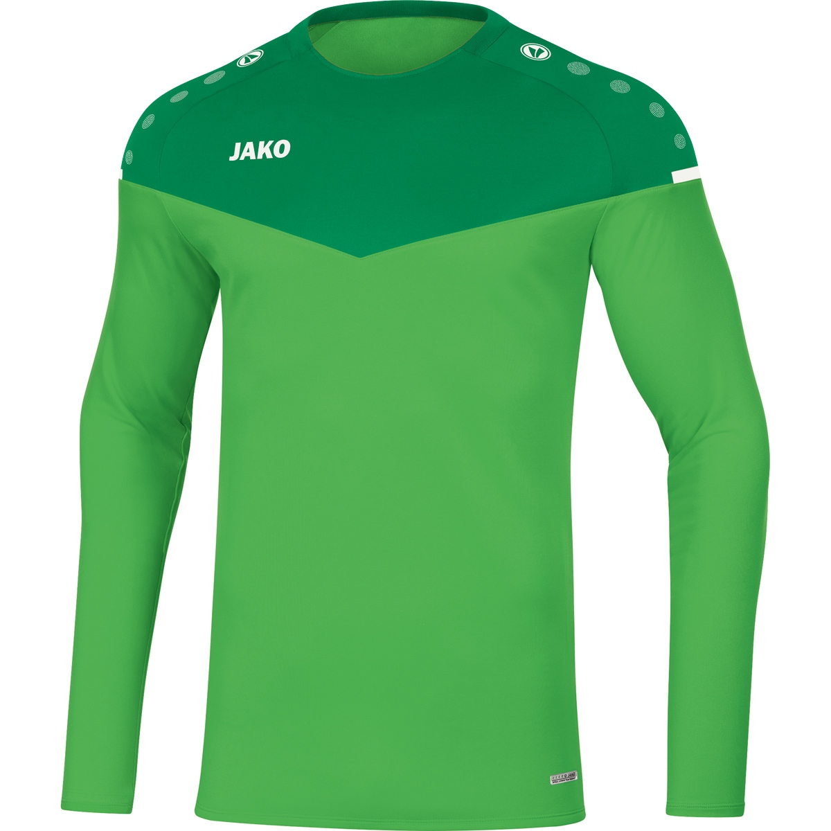 JAKO Sweat Champ M, 8820 Gr. green/sportgrün, Erwachsene, soft 2.0