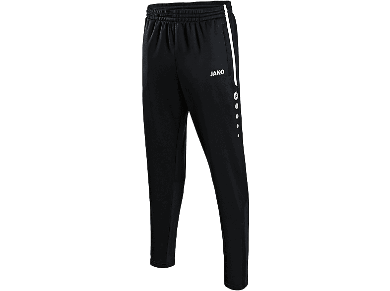 JAKO Trainingshose Active schwarz/weiß, Kinder, Gr. 128, 8495