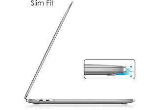 FINTIE Schutzhülle Notebooktasche Full Cover für Apple PC, Transparent Klar