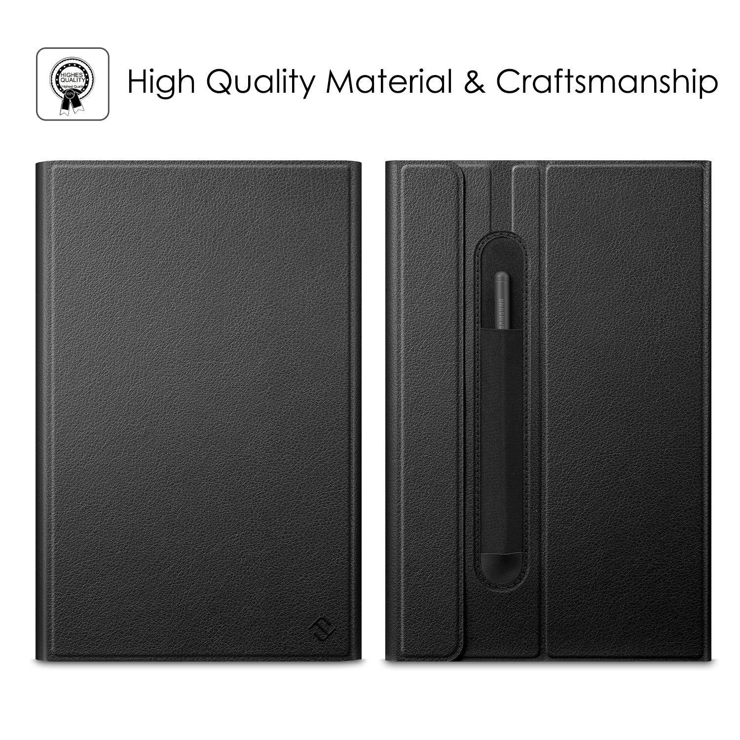 10.4 Schwarz 2022/2020 FINTIE Tab S6 SM-P610/P613/P615/P619, Bookcover, Lite Tastatur, Samsung, Galaxy + Hülle