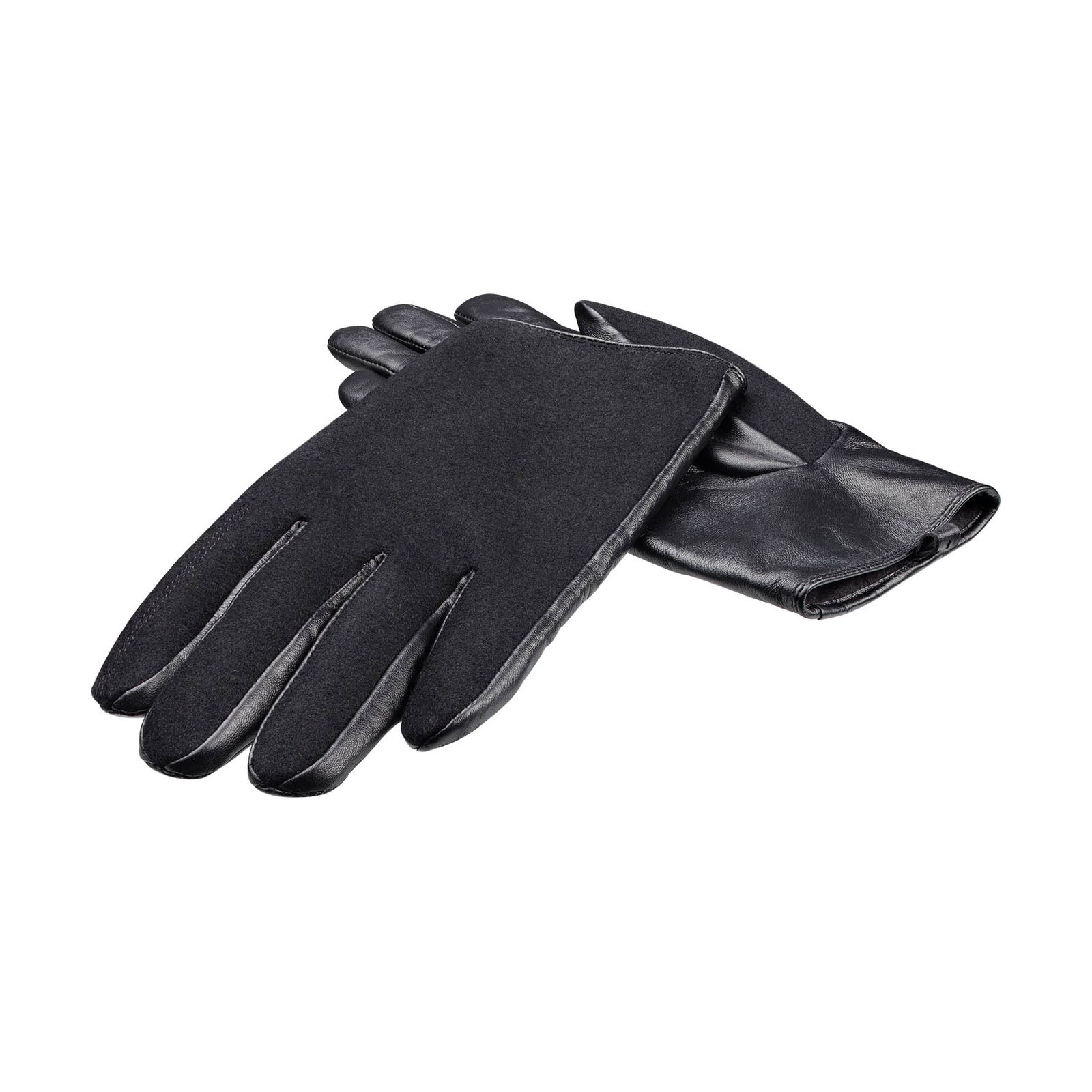 Schwarz Lederhandschuh SmartGlove® mit L Touchfunktion ARTWIZZ