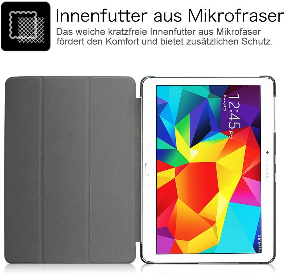 FINTIE Hülle, Bookcover, Samsung, Samsung Galaxy Schwarz S 10.5 (T800/T805), Zoll 2014 Tab