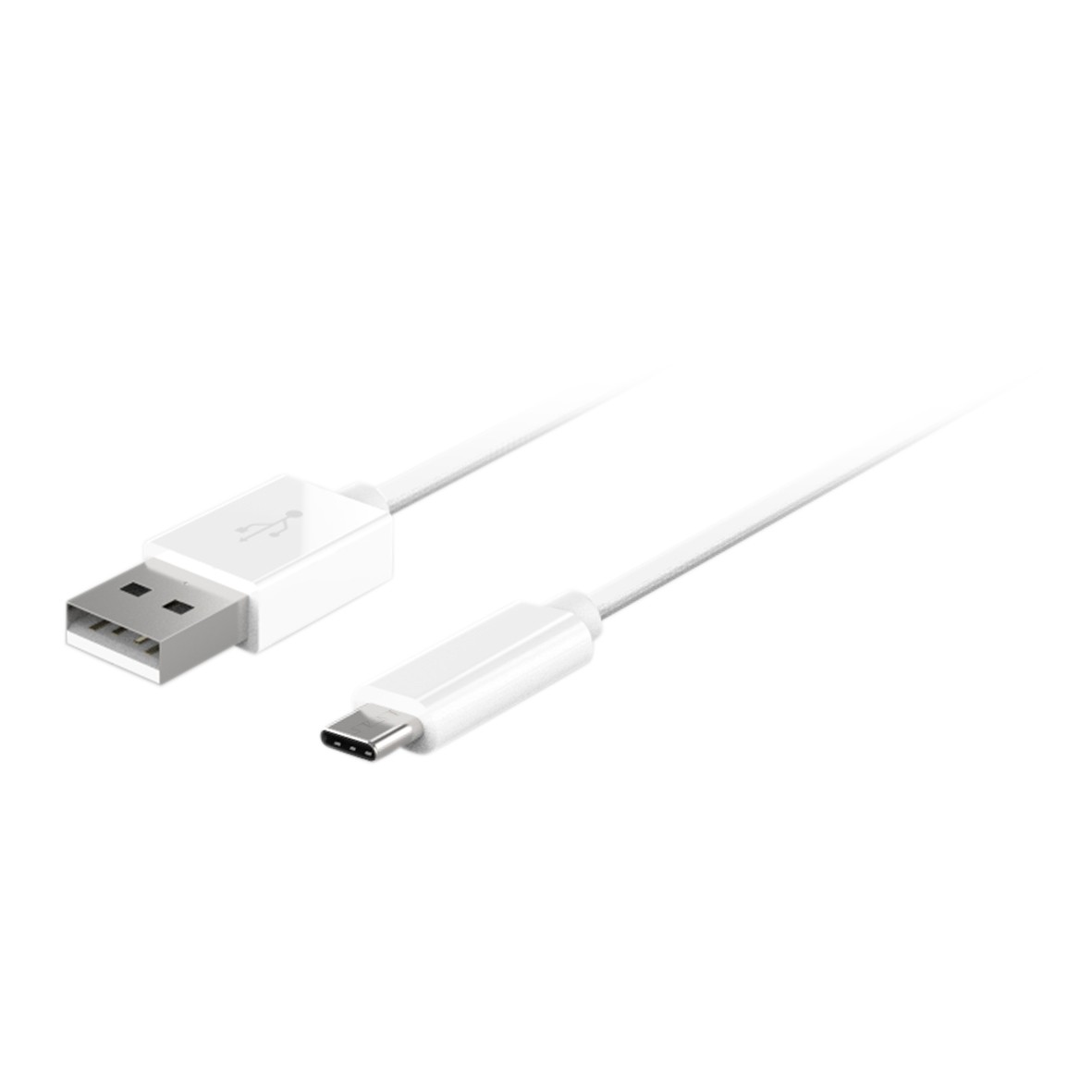 25 Kabel USB-A Geräte USB-C USB-C ARTWIZZ wie Ladekabel, Weiß auf Notebooks, Tablets, cm, für Smartphones,