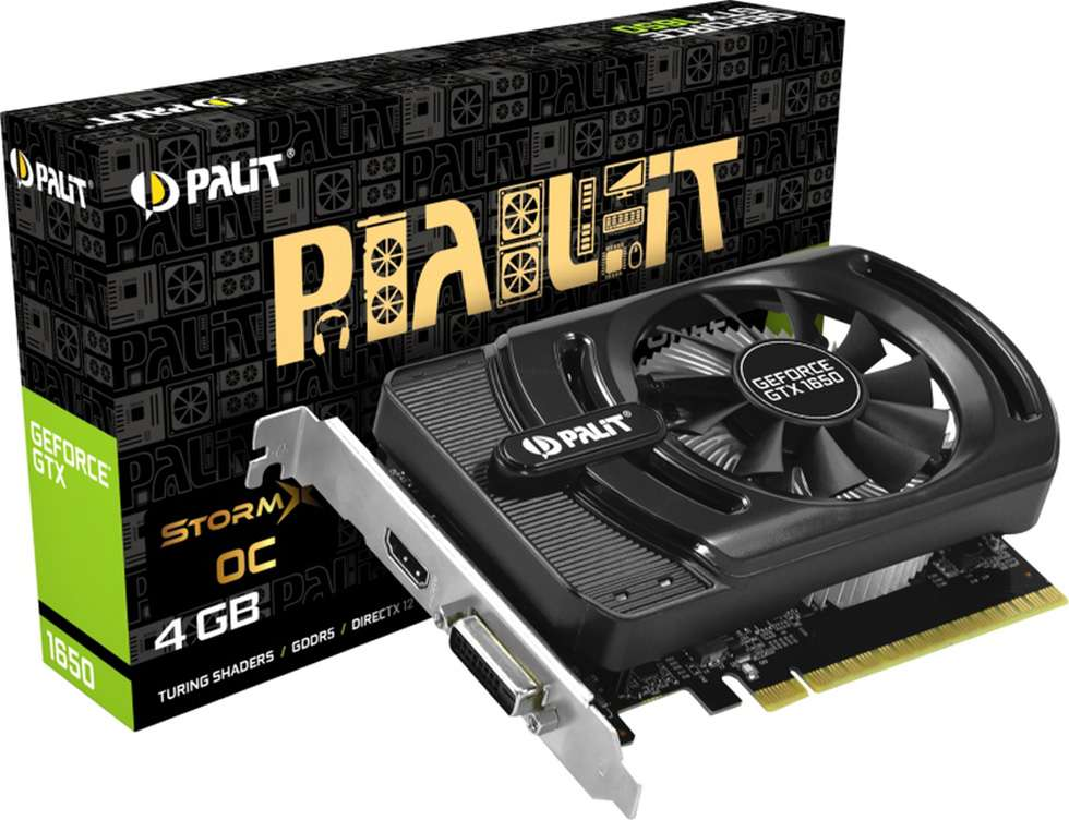 PALIT GTX card) (NVIDIA, 1650 Graphics StormX OC