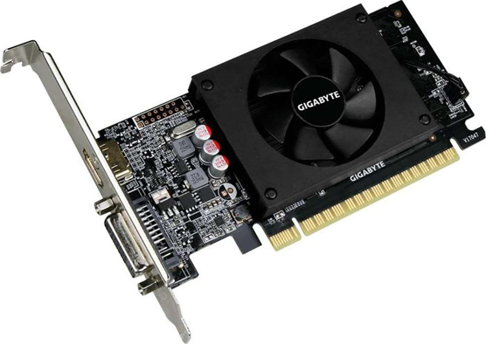 GIGABYTE GT 710 (NVIDIA, card) profile D5 2GL low Graphics