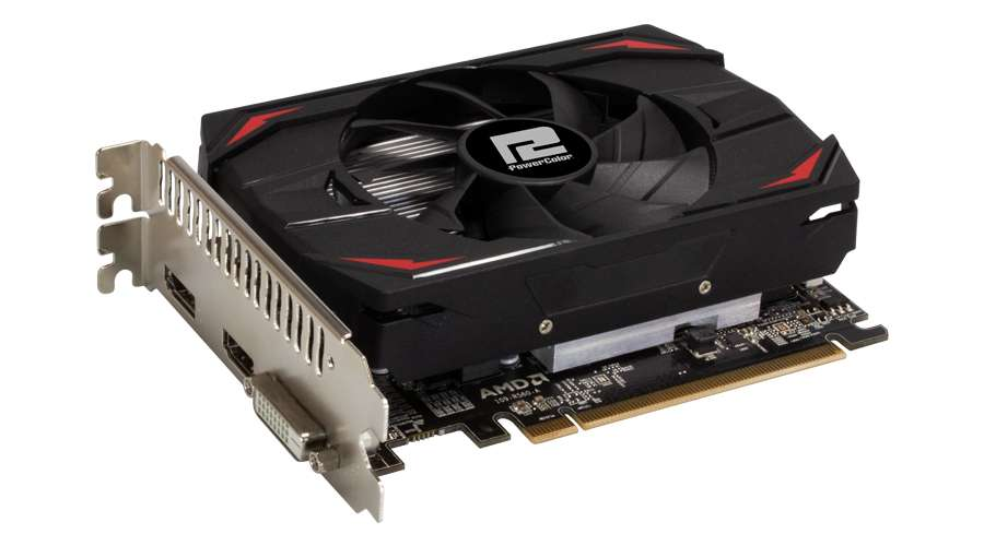 RX (AMD, Grafikkarte) POWERCOLOR Red 550 4GB Dragon