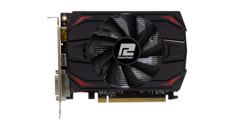 Grafikkarte) Red (AMD, Dragon RX POWERCOLOR 550 4GB
