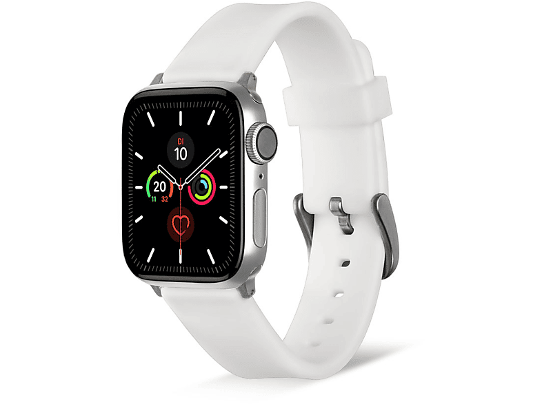 Apple, 3-1 Apple WatchBand Watch SE Ersatzarmband, ARTWIZZ 6-4 (38mm), & Silicone, Weiß (41mm), (40mm), 9-7