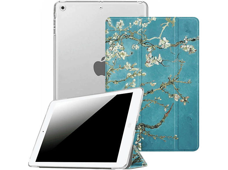FINTIE Hülle Tablethülle Bookcover für Apple Kunstleder, Mandelblüten