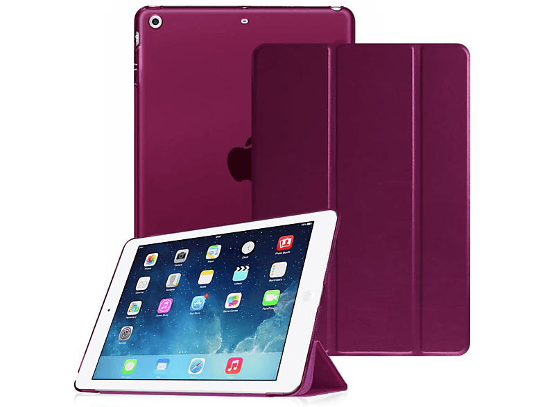 FINTIE Hülle, Bookcover, Apple, iPad Air 2 2014 (A1566/ A1567), iPad Air 2013 (A1474/A1475/A1476), Lila