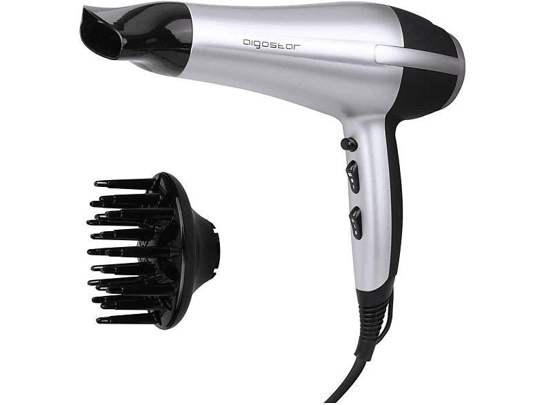 Hairdryer 32GPO Silver Daphne AIGOSTAR (2200 501013 Watt)