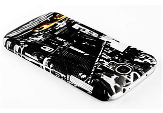CADORABO Handy Schutzhülle - Hülle - Robustes Ultra Slim Hard Cover Back Cover Bumper, Backcover, Samsung, Galaxy S4, NEW YORK CAB
