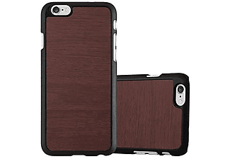 carcasa de móvil Funda rígida para móvil de plástico duro – Carcasa Hard Cover protección;CADORABO, Apple, iPhone 6 / iPhone 6S, woody café