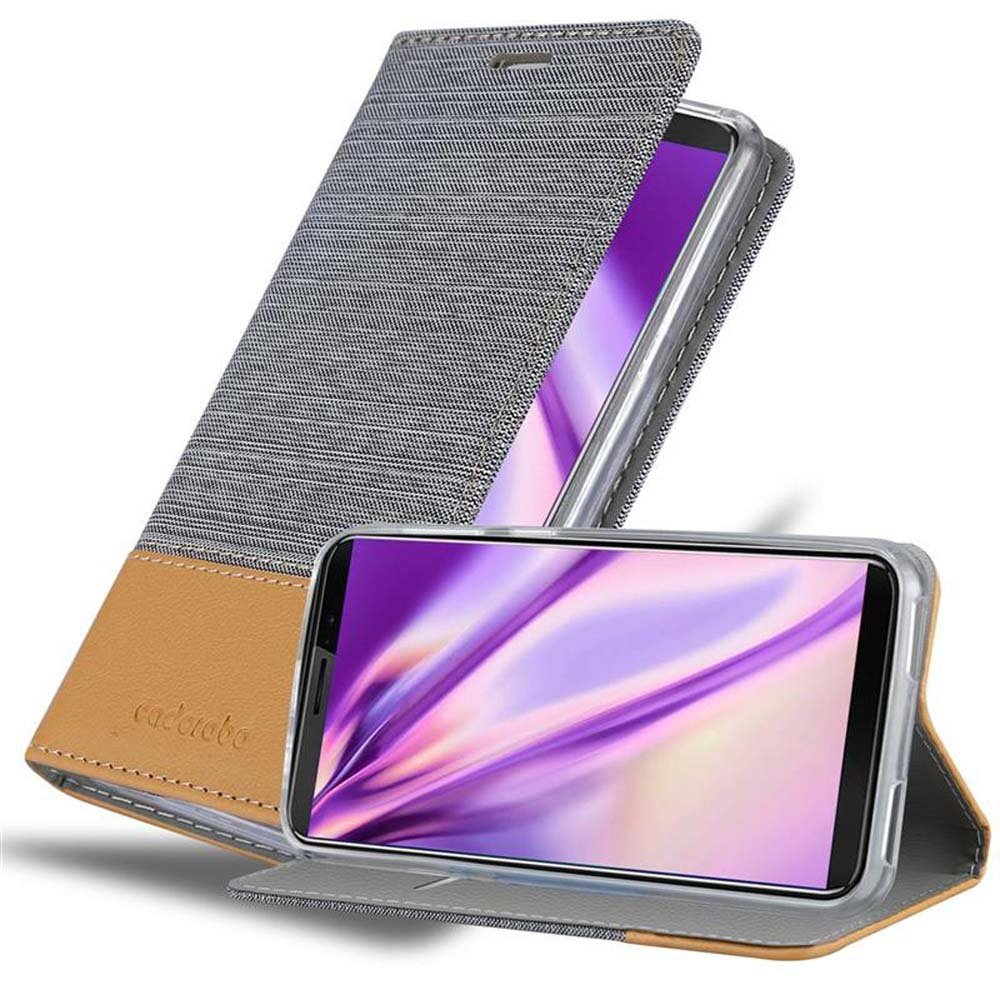 CADORABO Custodia con chiusura magnetica, funzione stand e tasca per le carte, Cover per J3 PRO