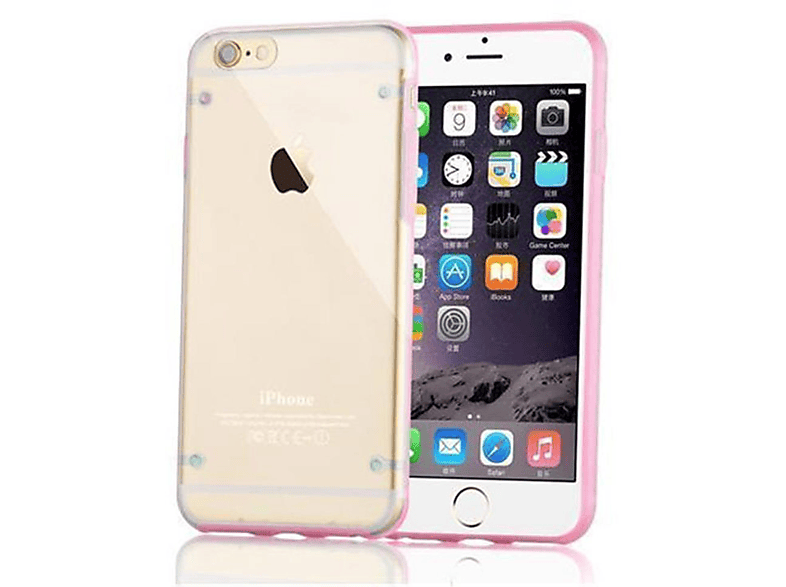 6S, CADORABO ROSA Apple, Hülle iPhone Backcover, 6 / Slim, ZART Ultra