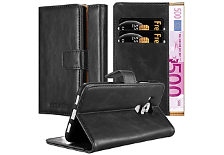 CADORABO Luxury Book Stlye Cover, Bookcover, Huawei, NOVA PLUS, GRAPHIT SCHWARZ