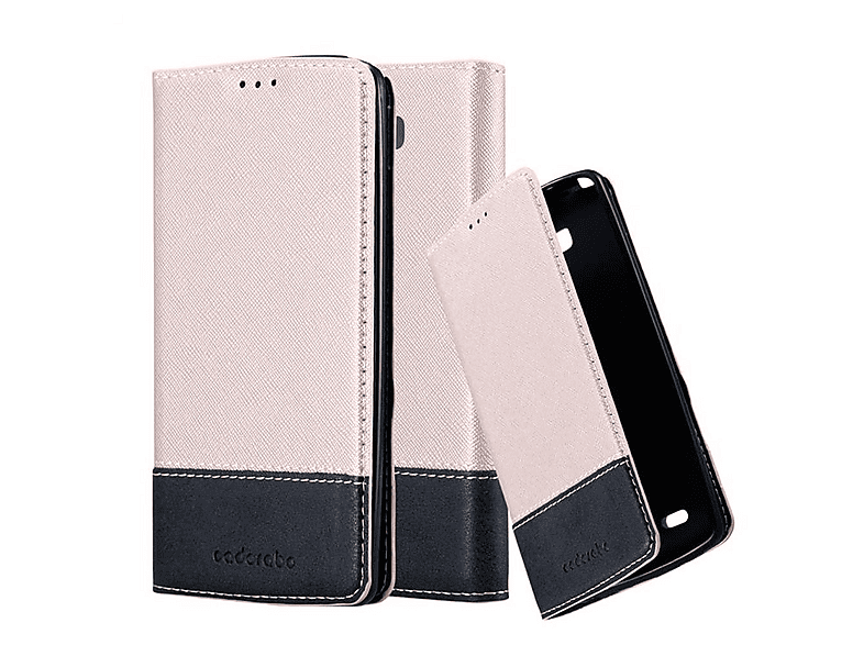 Custodia Kwmobile Origami Per Kobo Nia In Similpelle Con Chiusura Magnetica E Supporto Verticale – Design Magnolie Primaverile - 3