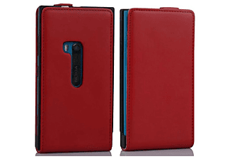 CADORABO Klappbare Handy Schutzhülle - Hülle - mit Magnetverschluss, Flip Cover, Nokia, Lumia 920, CHILI ROT