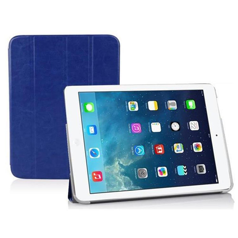 CADORABO Tablet Hülle Ultra Dünne PAZIFIK Wake und Apple Up Kunstleder, Bookcover für Auto BLAU Tablethülle Schutzhülle Standfunktion mit
