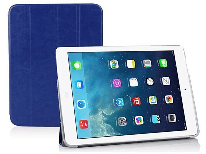 CADORABO Tablet Hülle Ultra Dünne PAZIFIK Wake und Apple Up Kunstleder, Bookcover für Auto BLAU Tablethülle Schutzhülle Standfunktion mit