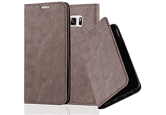carcasa de móvil Funda libro para Móvil - Carcasa protección resistente de estilo libro;CADORABO, Samsung, Galaxy NOTE 5, 80 café