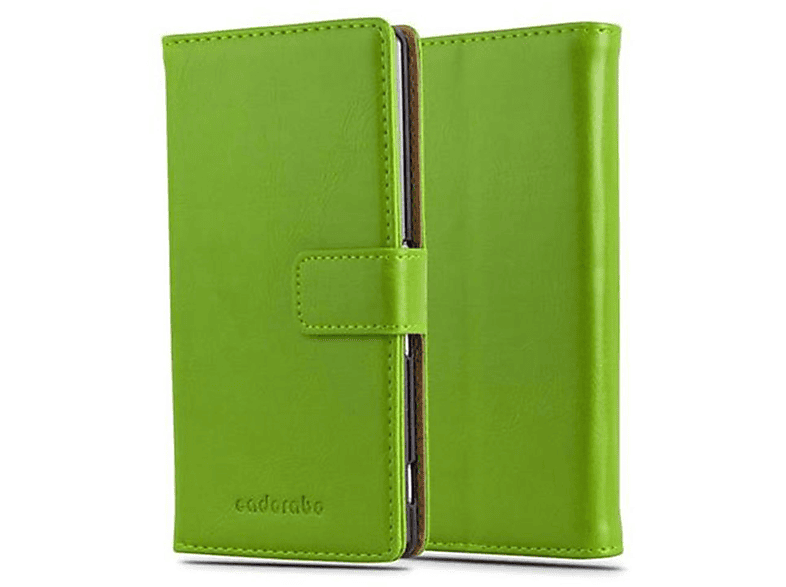 CADORABO Hülle Luxury Book Style, Bookcover, Xperia GRÜN Z3 PLUS / GRAS Z4, Sony