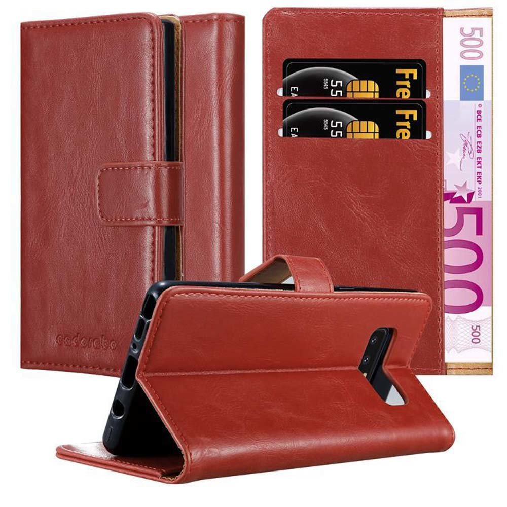 8, Style, Bookcover, WEIN Samsung, Book Luxury Galaxy Hülle ROT CADORABO NOTE