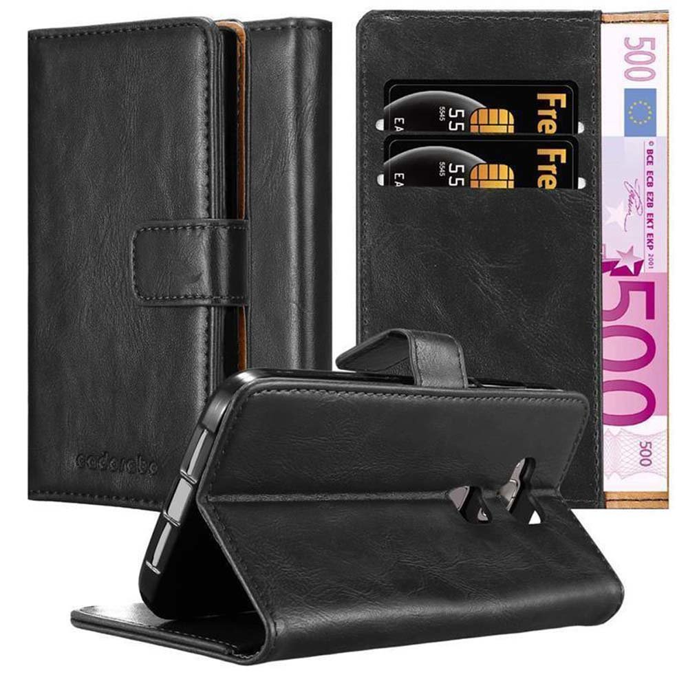 Luxury ASCEND PLUS CADORABO Hülle G8 GX8, / Style, GRAPHIT Huawei, Bookcover, G7 Book / SCHWARZ