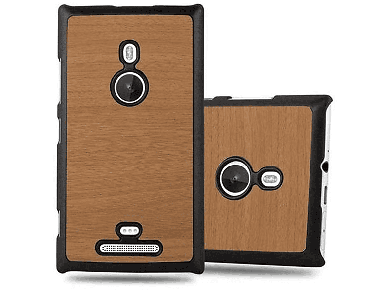 CADORABO Hard Case Woody Design, Backcover, Nokia, Lumia 925, WOODY BRAUN | Backcover