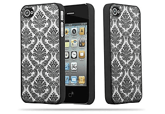 CADORABO Hard Cover Mandala, Backcover, Apple, iPhone 4 / 4S, SCHWARZ