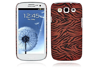 CADORABO Hard Cover Aufdruck, Backcover, Samsung, Galaxy S3 / S3 NEO, BROWN TIGER
