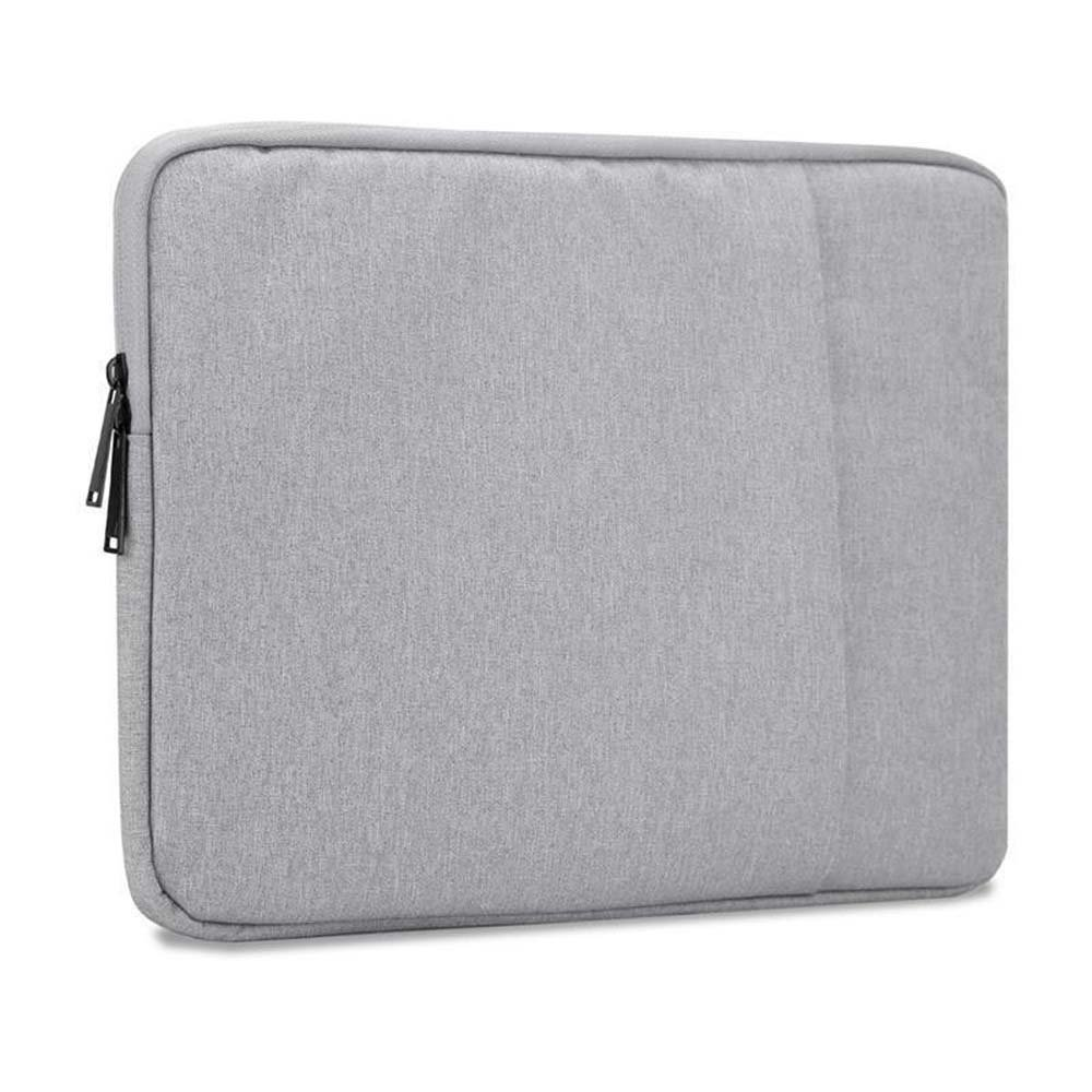und 13.3 CADORABO Universal Tablet Zoll Fach Tasche GRAU / Sleeve Samt-Innenfutter Stoff, Laptop für mit Schutz Laptoptasche Notebook