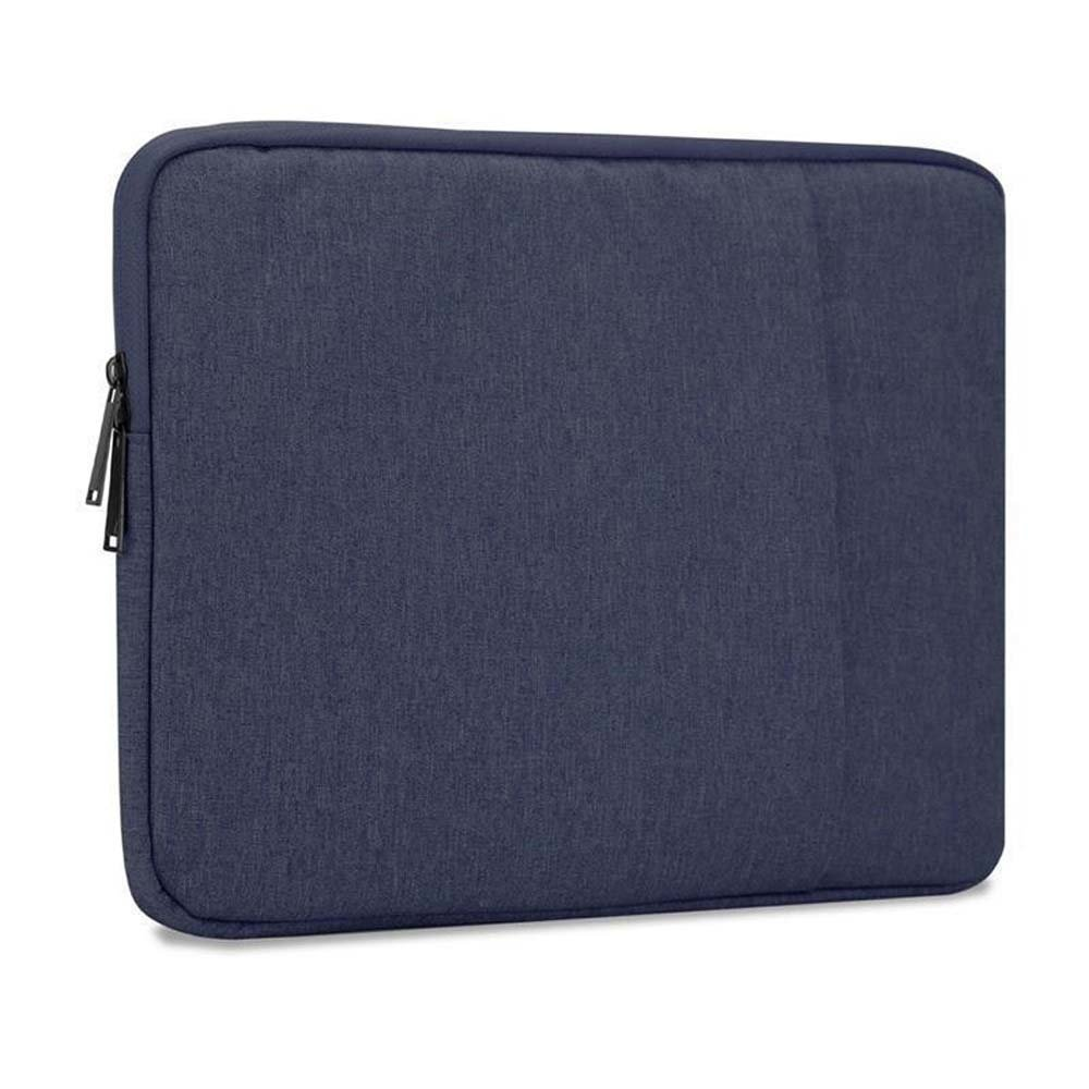 CADORABO Laptop / Tablet Notebook 13.3 Schutz Stoff, mit für Tasche Zoll Laptoptasche und Sleeve DUNKEL Universal Samt-Innenfutter Fach BLAU