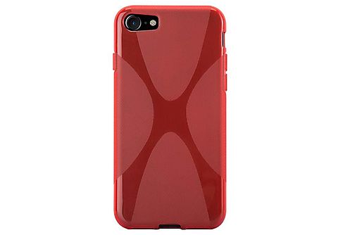 carcasa de móvil  - Funda flexible para móvil - Carcasa de TPU Silicona ultrafina CADORABO, Apple, iPhone 7 / 7S / 8 / SE 2020, rojo infierno