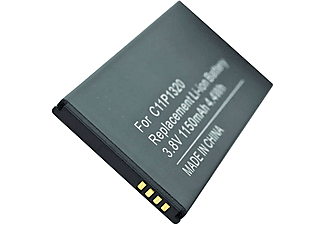 ACCUCELL Akku passend für Asus ZenFone 4, PadFone Mini 4.0, Li-Ion, 3,8V, 1150mAh Li-Ion Akku