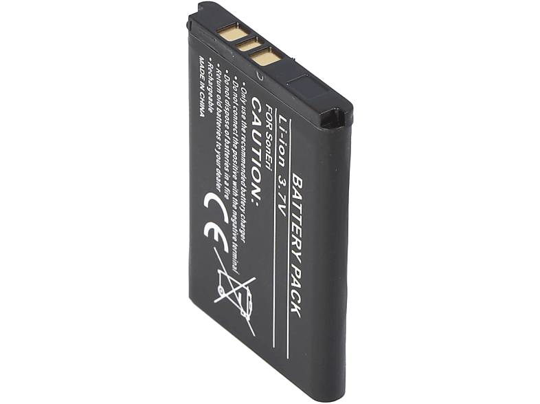 ACCUCELL Akku passend für Sony Ericsson K200i, 600mAh Li-Ion - Lithium-Ionen Handy-Akku, 600 mAh