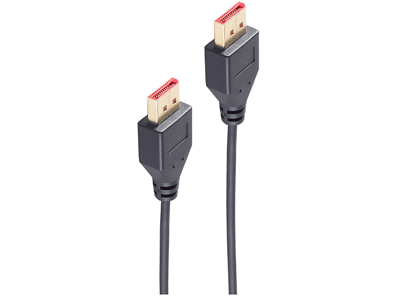 SHIVERPEAKS DisplayPort 1.4 Kabel, 8K, m 1 DisplayPort Kabel, slim, 1,0m