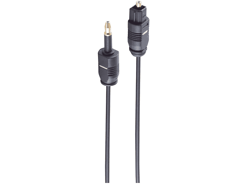 SHIVERPEAKS LWL-Kabel 2,2mm, Kabel, LWL Toslink-St./3,5mm m 1m, 1 Toslink Opti-St