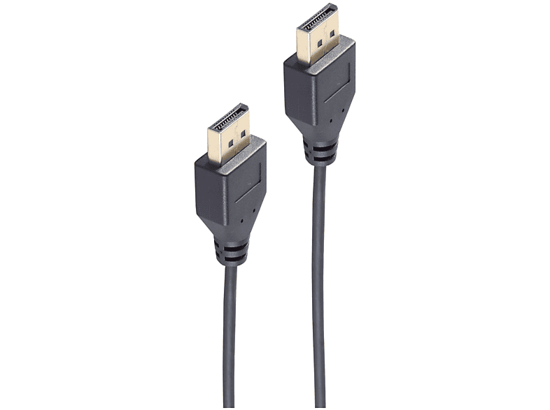 SHIVERPEAKS DisplayPort 1.2 Kabel, 4K, 0,5 Kabel, m slim, 0,5m, DisplayPort