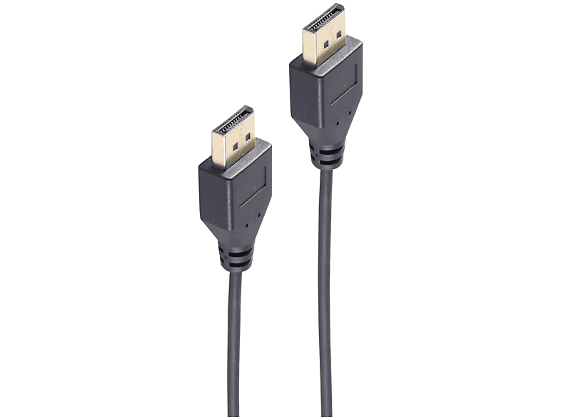 SHIVERPEAKS 1.2 m Kabel, Kabel, 1,0m, DisplayPort 4K, slim, 1 DisplayPort