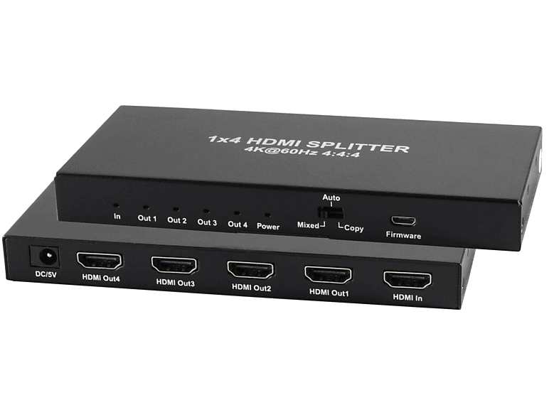 SHIVERPEAKS HDMI 1x 4x Verteiler – Switch HDMI IN 60Hz 4K2K OUT