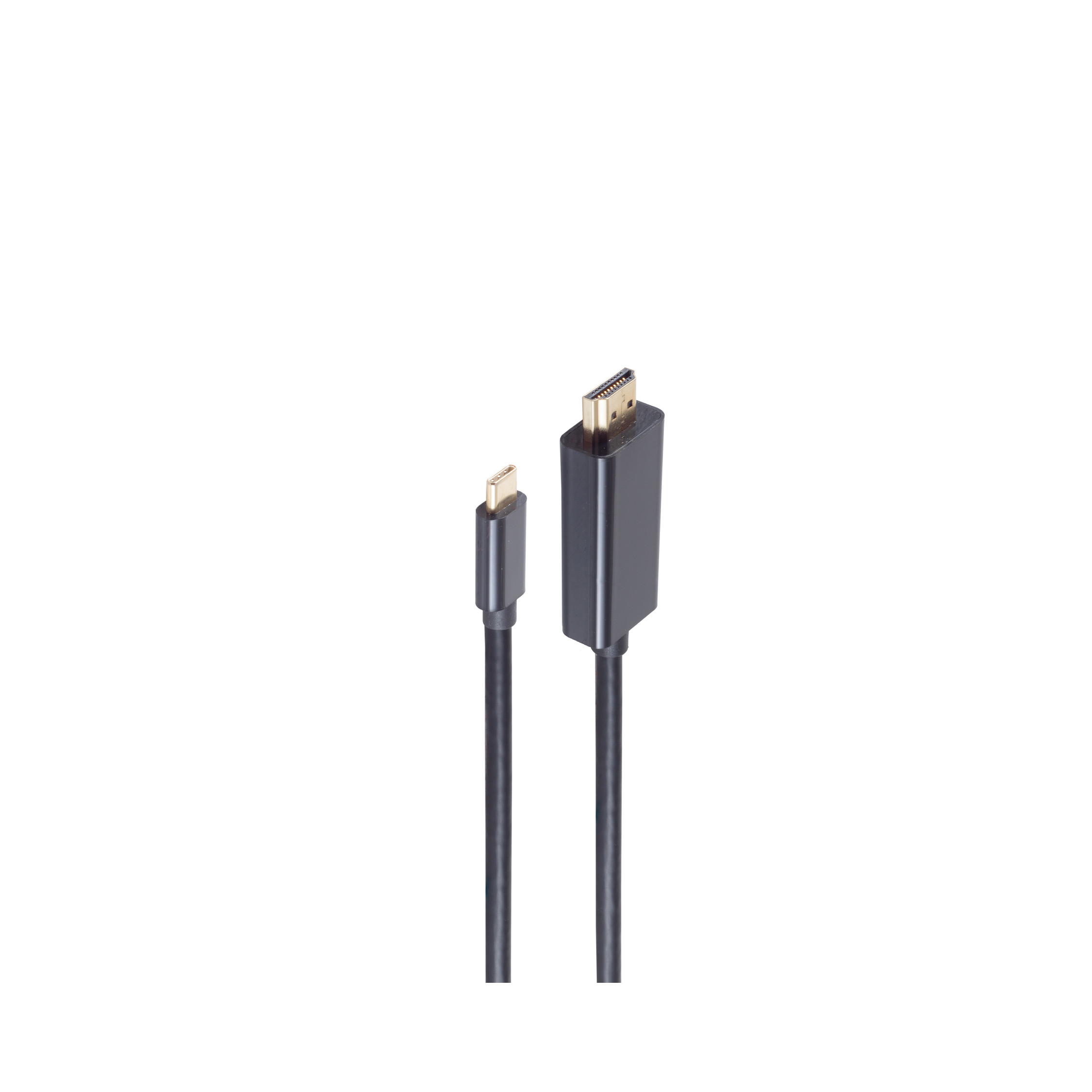 SHIVERPEAKS HDMI 3.1 4K, C Stecker/ HDMI 1m USB Kabel schwarz, Stecker, A
