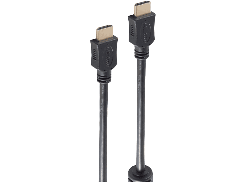 SHIVERPEAKS HDMI A-Stecker/HDMI A-Stecker verg Ferrit HEAC 2m HDMI Kabel