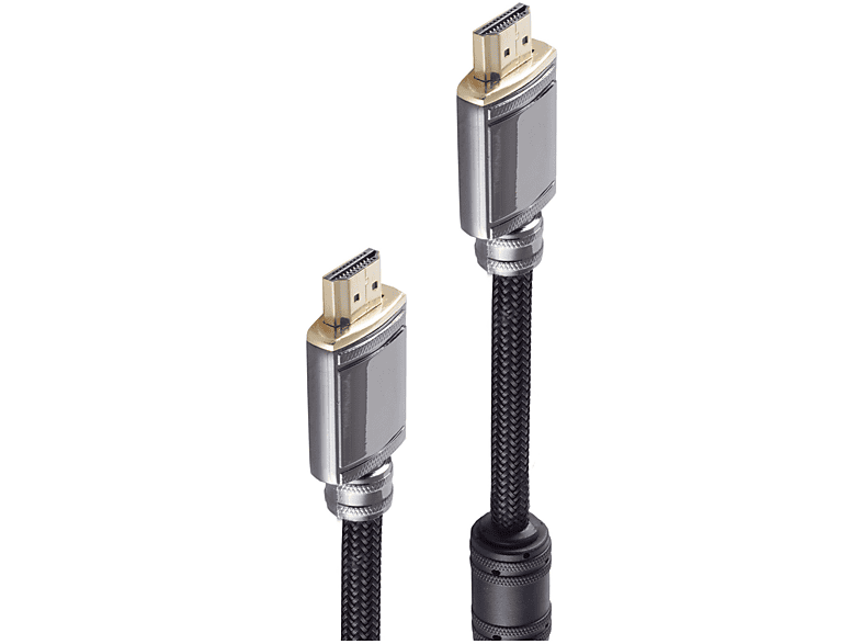 HDMI Kabel Anschlusskabel Ferrit SHIVERPEAKS mit PL-HDMI 2m