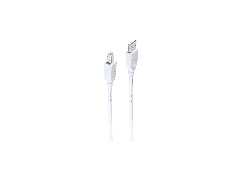 Cavo USB con connettore femmina IC RS PRO Maschio USB di tipo A Maschio/USB B, L. 3 m, col. Trasparente | RS