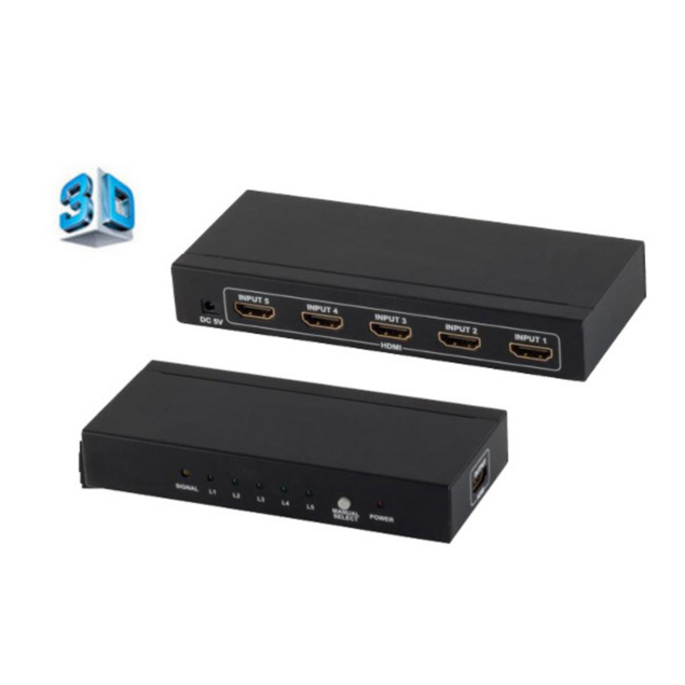 3D, Switch HDMI Switch, OUT, 1x SHIVERPEAKS HDMI 4x 4K2K, IN VER1.4