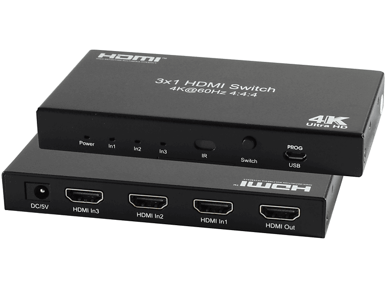 Umschalter SHIVERPEAKS – 4K2K IN 1x Switch HDMI 3x OUT, 60Hz HDMI