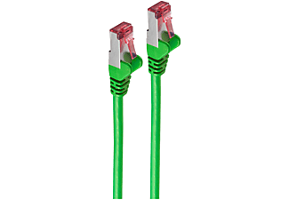 SHIVERPEAKS Patchkabel cat6A S/FTP PIMF Halogenfrei grün 7,5m, Patchkabel, 7,5 m